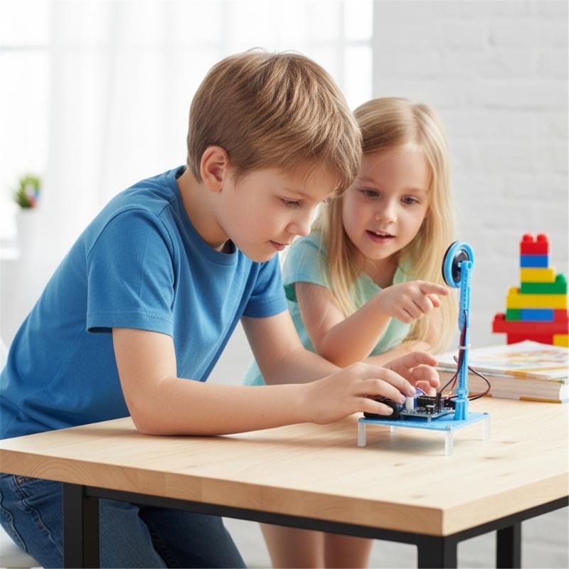 Diy Electronics Microscope - Physics Educational DIY Set For Children