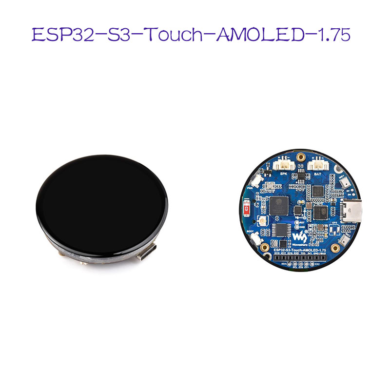 Diy Wearable Electronics - ESP32-S3 WiFi+BLE 5.0 Development Kit 1.75