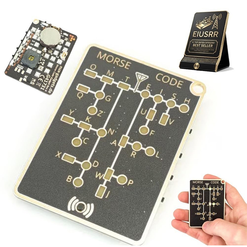 Diy Electronics Projects For Adults - Morse Code Trainer Card Pro Led