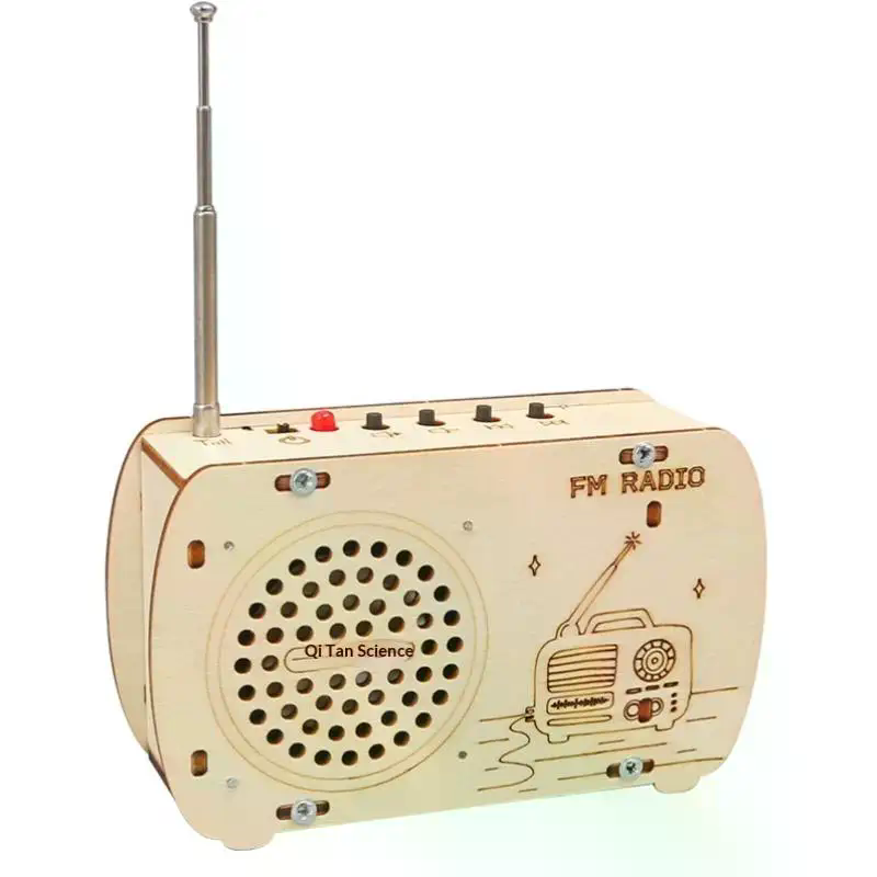 Diy Electronics Projects For Kids - DIY Wooden FM Radio Kit Vintage