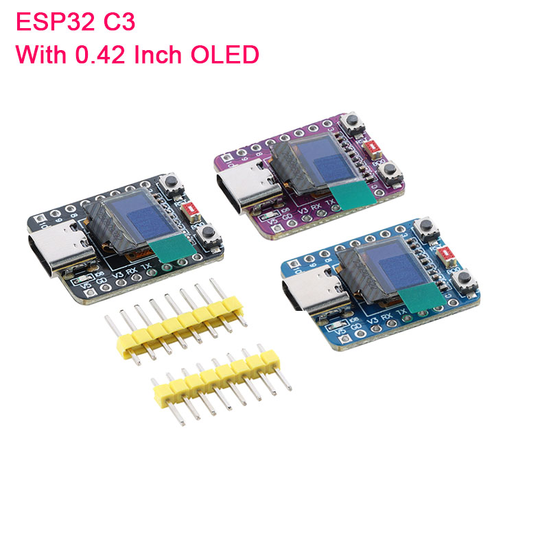 Oled Display Module - ESP32-C3 0.42-inch Screen OLED White Light
