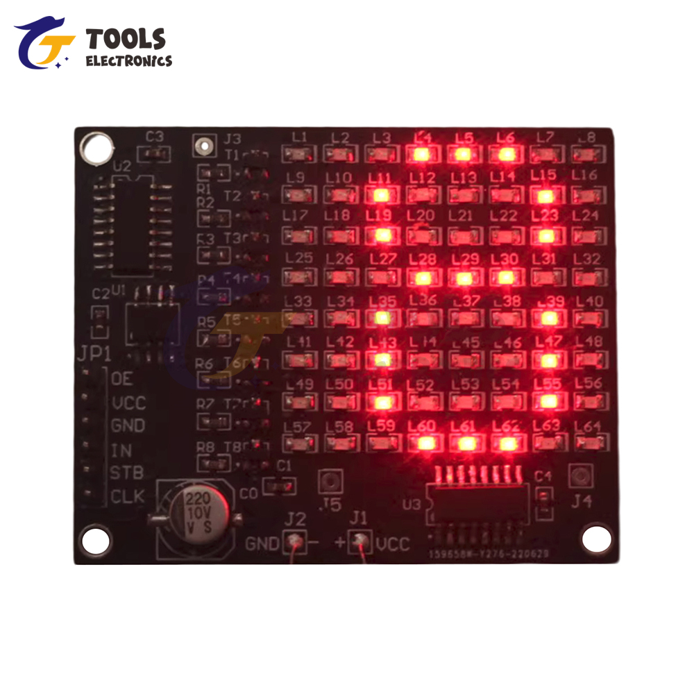 DIY Electronic Kit 64LED/256LE - огляд і ціна Diy Home Electronics Projects