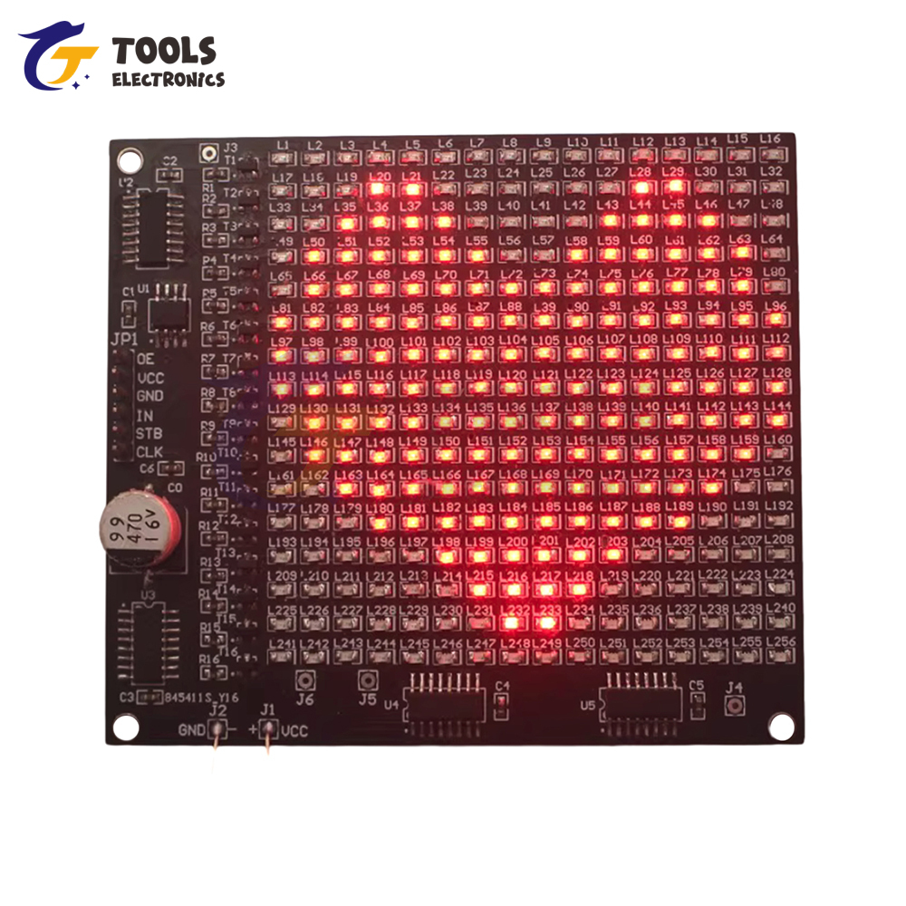 DIY Electronic Kit 64LED/256LE - огляд і ціна Diy Home Electronics Projects