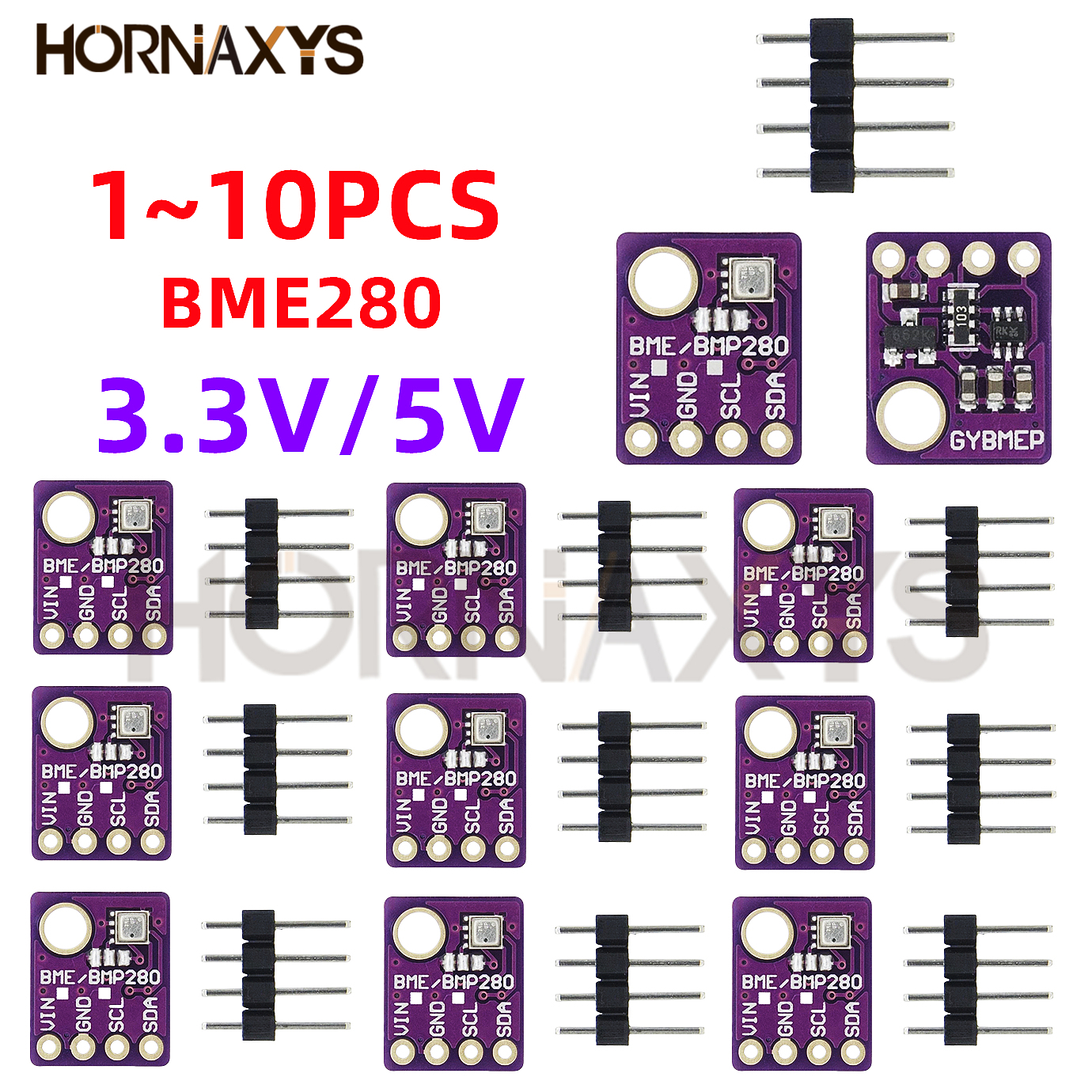 1-10PCS/BME280 5V 3.3V Digital - огляд і ціна Bme280 Humidity Sensor