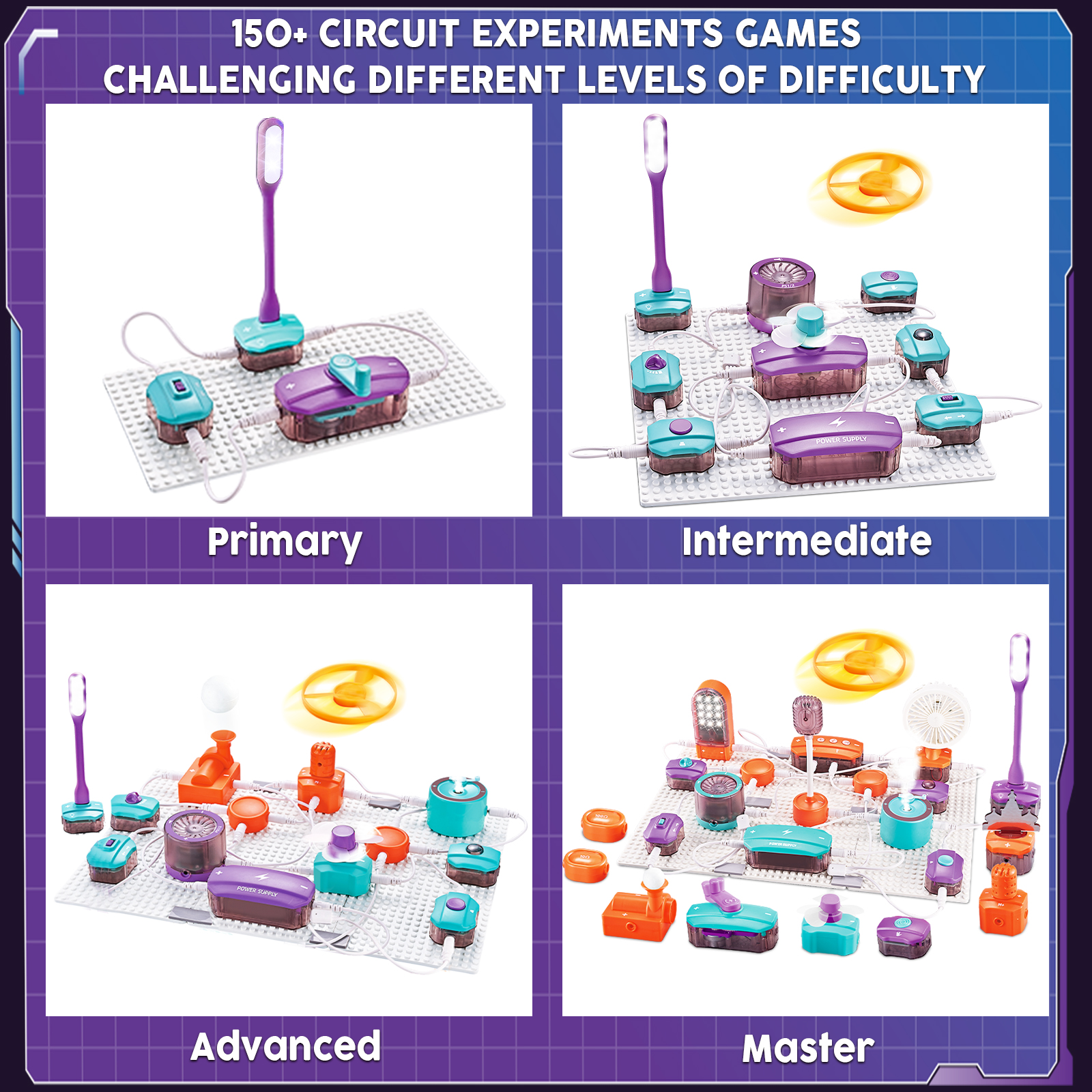 VATOS Science Circuit for Kids - огляд і ціна Diy Electronics Projects For Kids