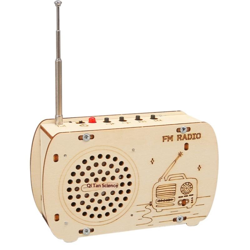 【xxx】DIY Wooden FM Radio Kit V - огляд і ціна Diy Electronics Projects For Kids