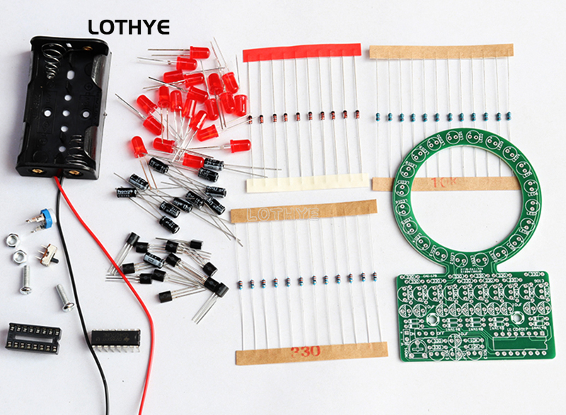 DIY Kit LED Gradient Ring Wate - огляд і ціна Diy Home Electronics Projects