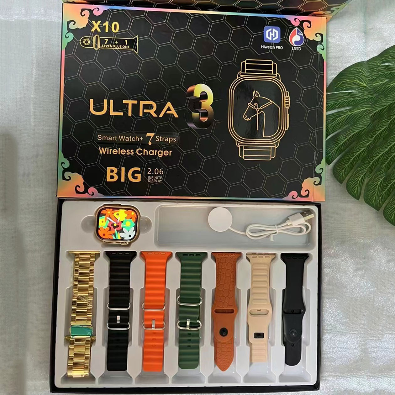 7 in 1 Strap Smart Watch X10ul - огляд і ціна Diy Wearable Electronics