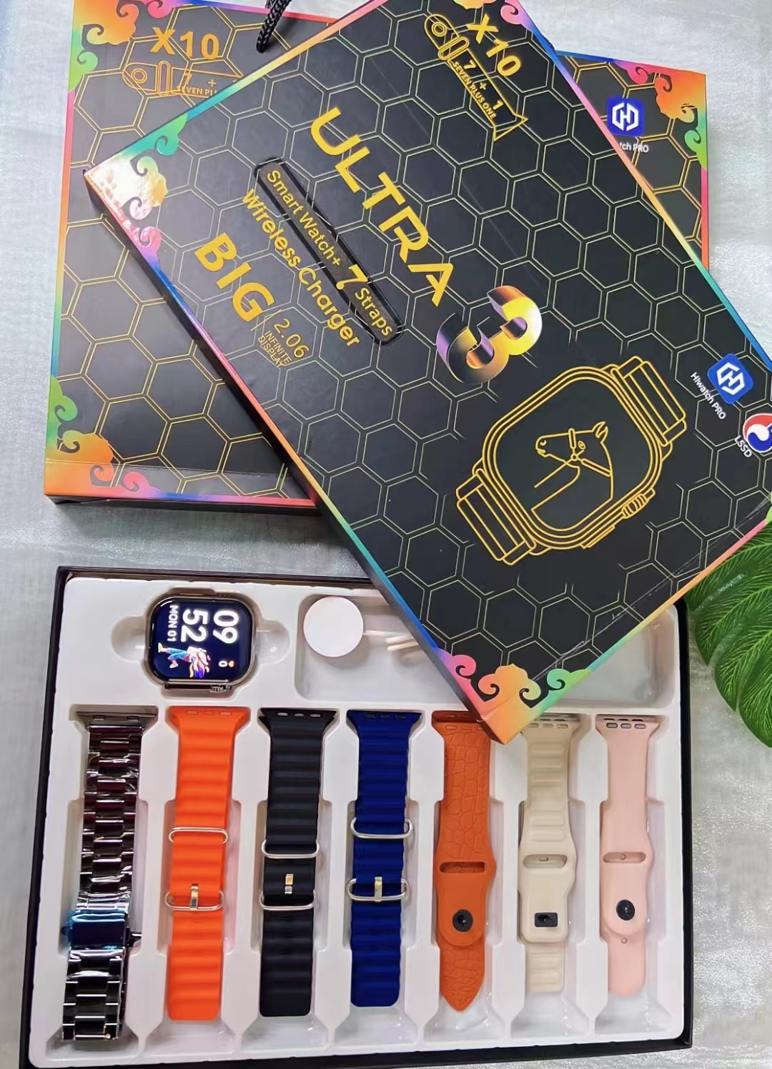 7 in 1 Strap Smart Watch X10ul - огляд і ціна Diy Wearable Electronics