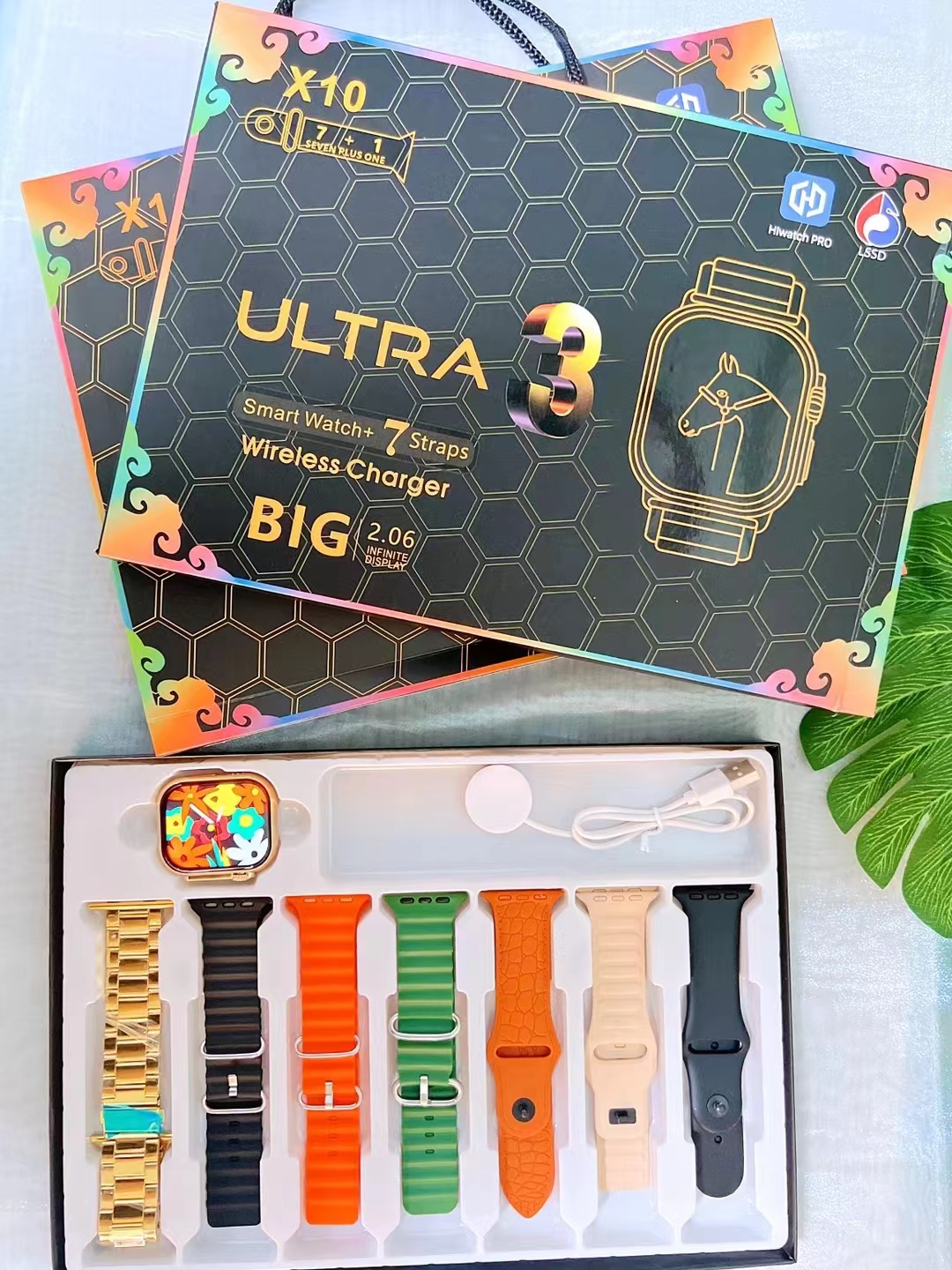 7 in 1 Strap Smart Watch X10ul - огляд і ціна Diy Wearable Electronics