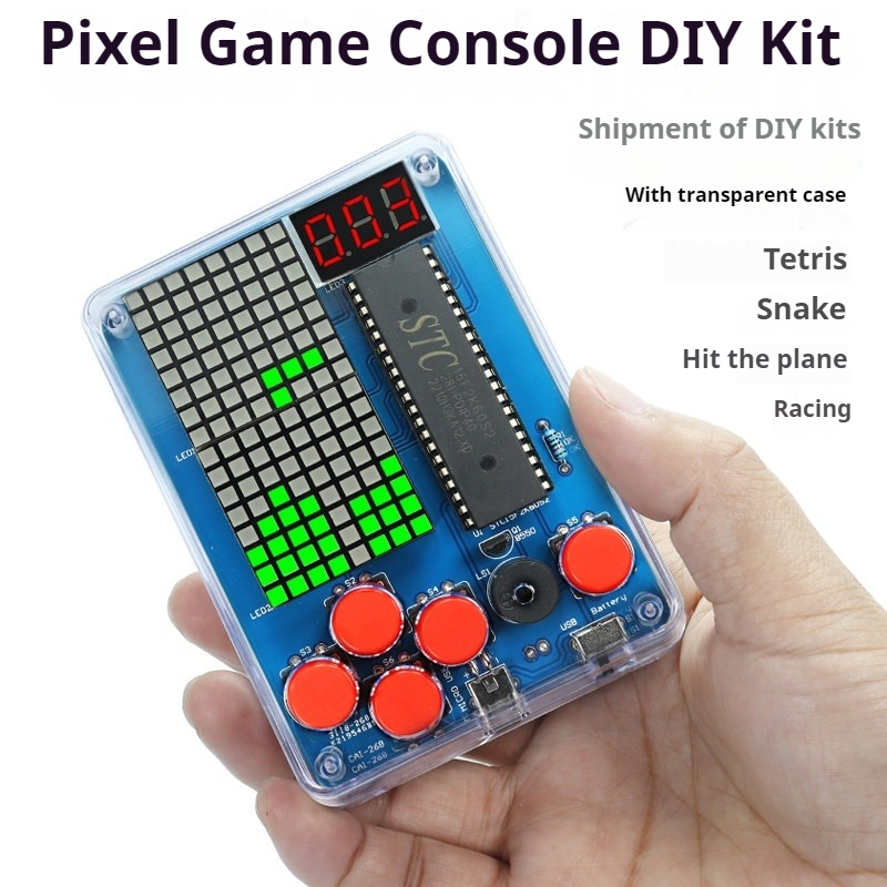 Pixel Game Machine Production  - огляд і ціна Diy Home Electronics Projects