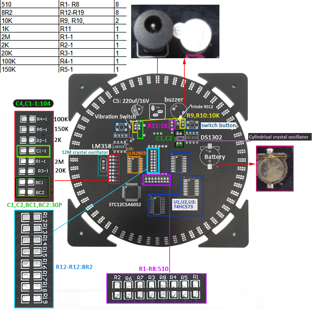 DIY electronic clock kit 14.5* - огляд і ціна Diy Electronics Projects For Adults