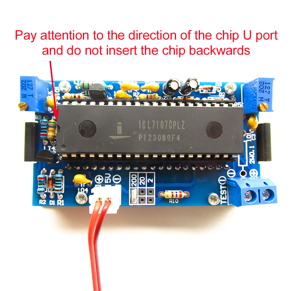 ICL7107 Voltmeter DIY Kit Part - огляд і ціна Diy Home Electronics Projects