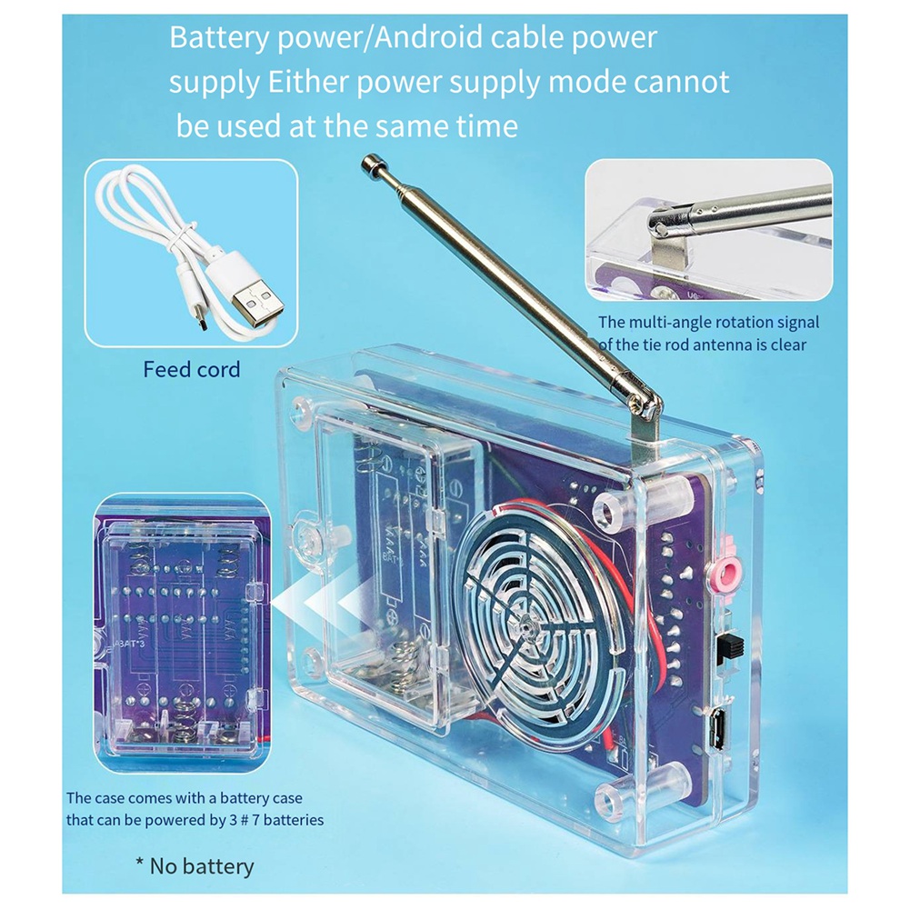 A72Z New HU-017B DIY FM Radio  - огляд і ціна Diy Electronics Project Kit