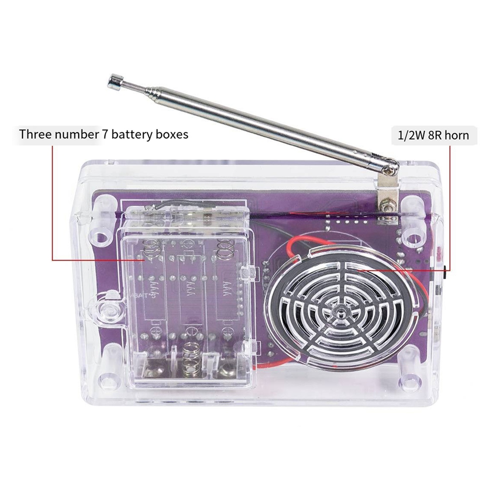 A72Z New HU-017B DIY FM Radio  - огляд і ціна Diy Electronics Project Kit