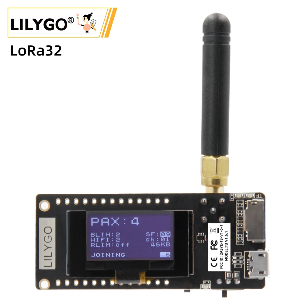 LILYGO® TTGO LoRa32 V2.1_1.6 V - огляд і ціна Oled Display Module