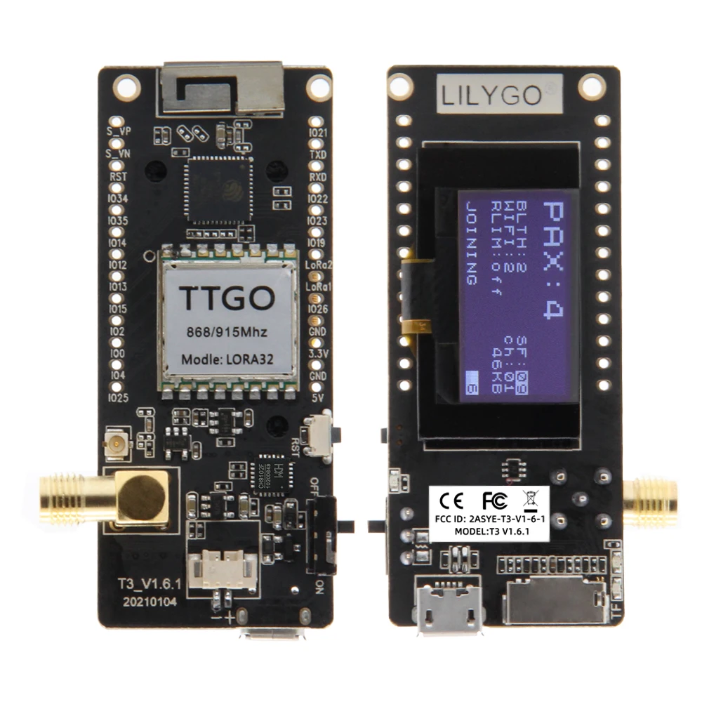 LILYGO® TTGO LoRa32 V2.1_1.6 V - огляд і ціна Oled Display Module