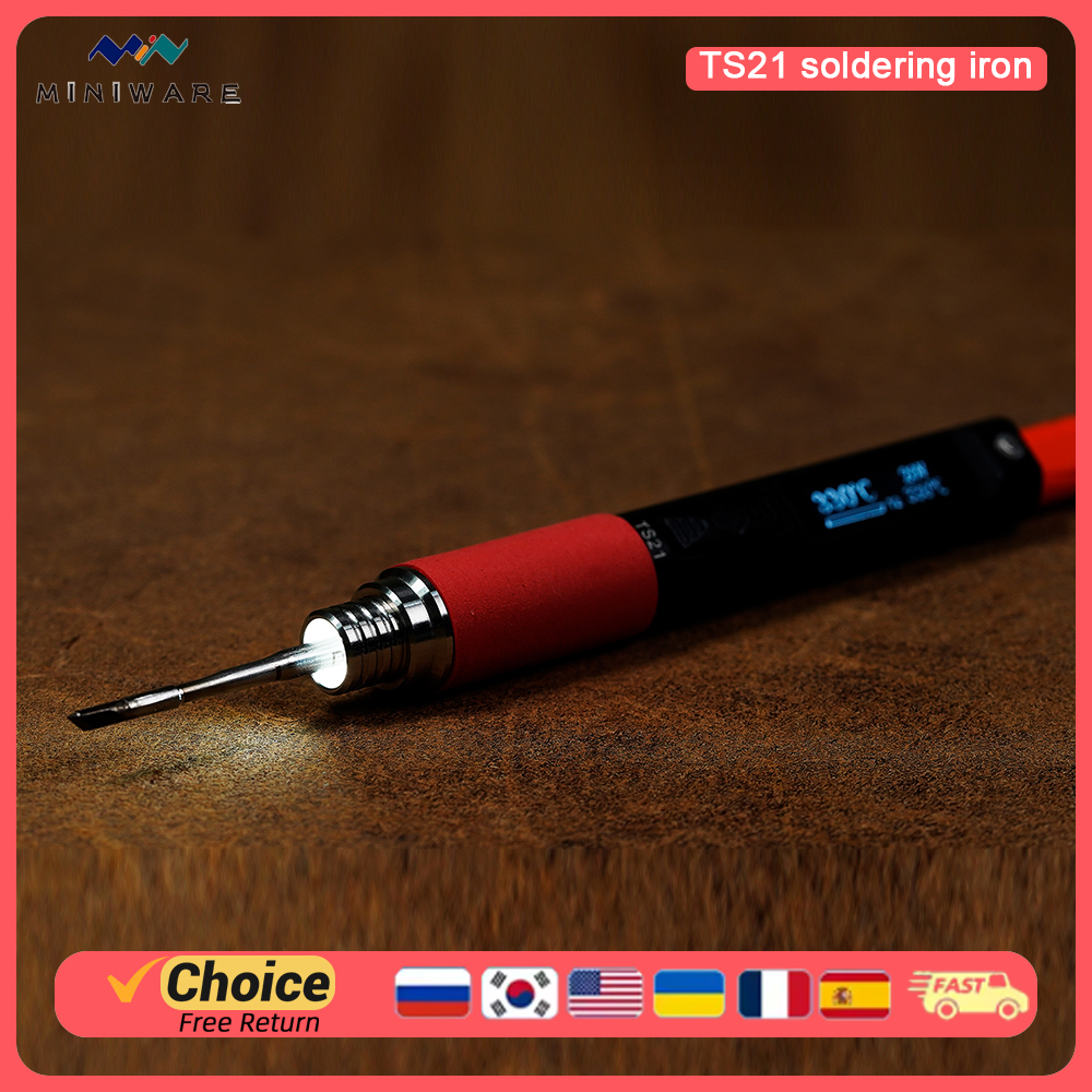 MINIWARE TS21 100W Soldering I - огляд і ціна Oled Display Module