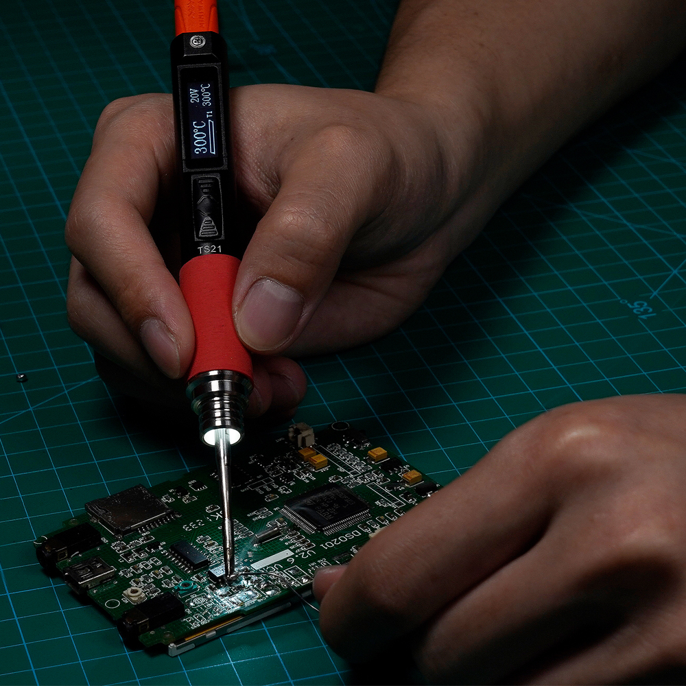 MINIWARE TS21 100W Soldering I - огляд і ціна Oled Display Module