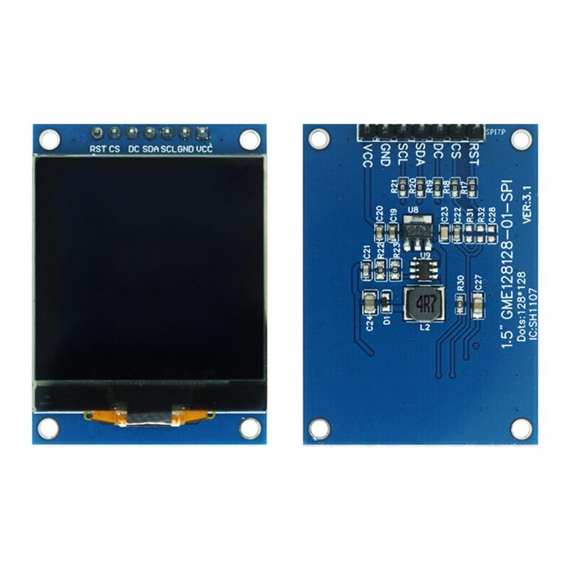 A55T Small 128X128 Display Mod - огляд і ціна Oled Display Module