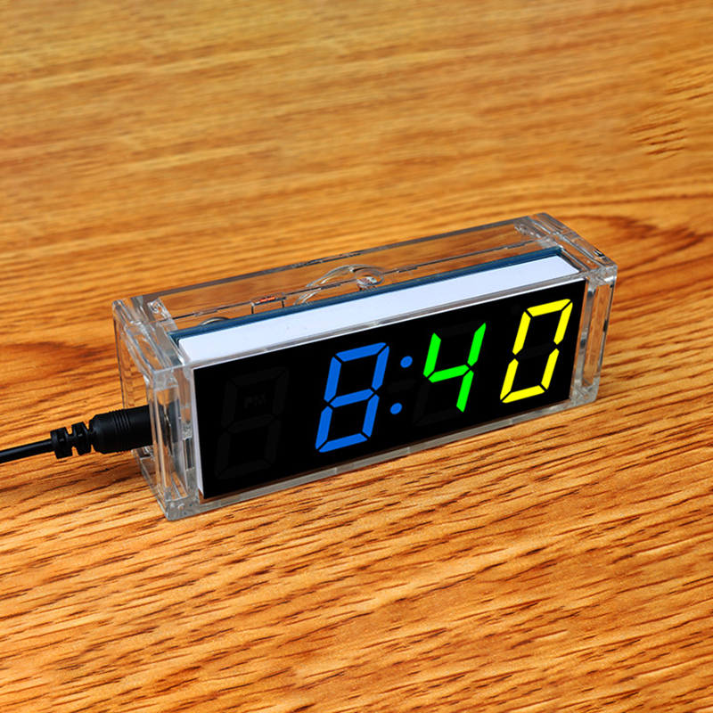 Digital Tube DIY Clock Kit Tem - огляд і ціна Diy Home Electronics Projects