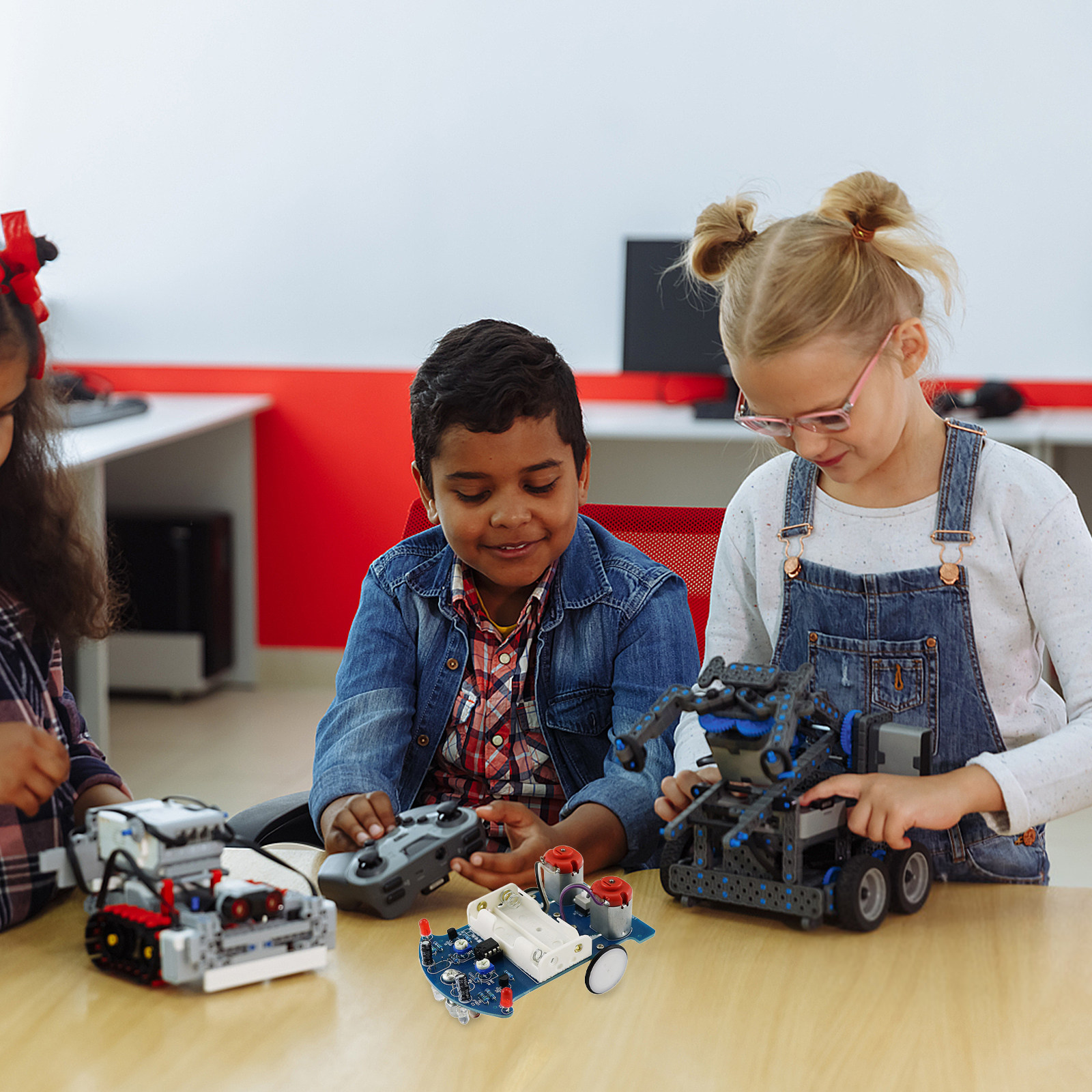1Set Smart Robot Car Kit DIY S - огляд і ціна Diy Electronics Projects For Kids