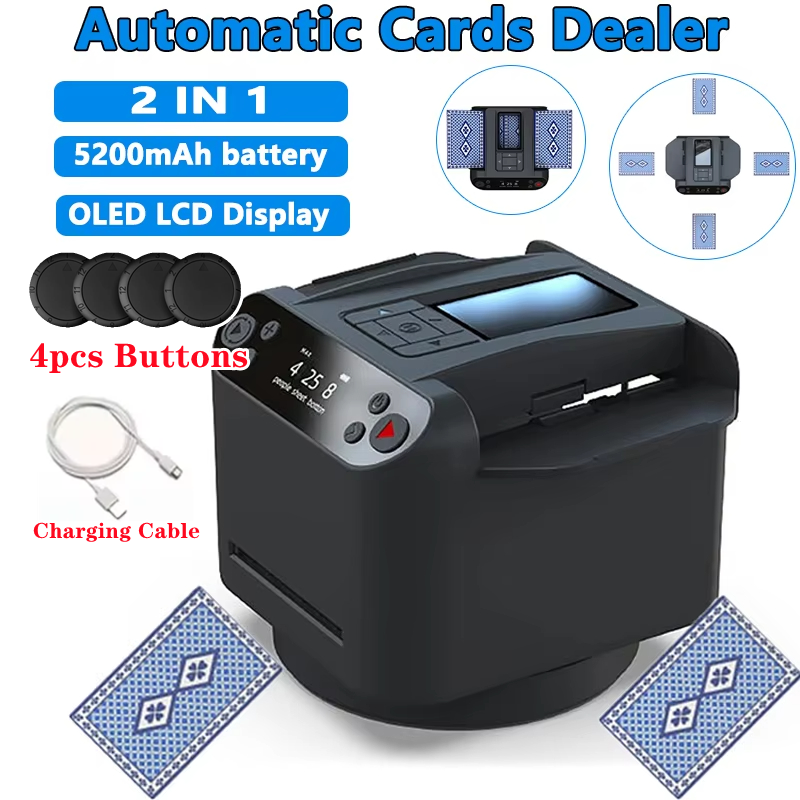 360° Fully Automatic Card Shuf - огляд і ціна Oled Display Module
