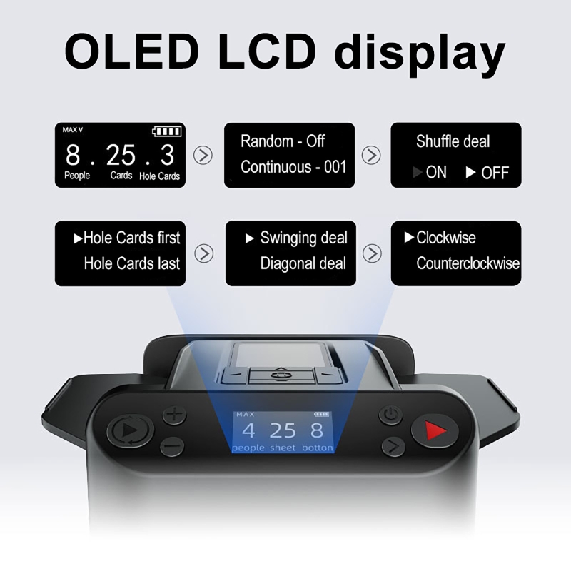 360° Fully Automatic Card Shuf - огляд і ціна Oled Display Module