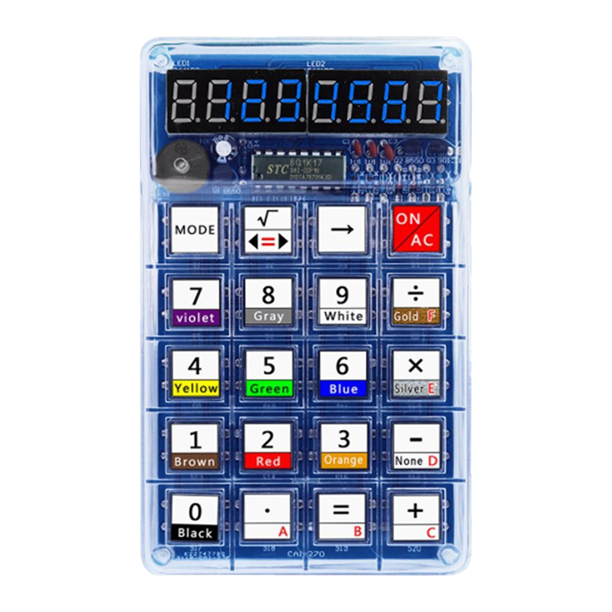 DIY Calculator Kit with LED Di - огляд і ціна Diy Electronics Projects For Adults