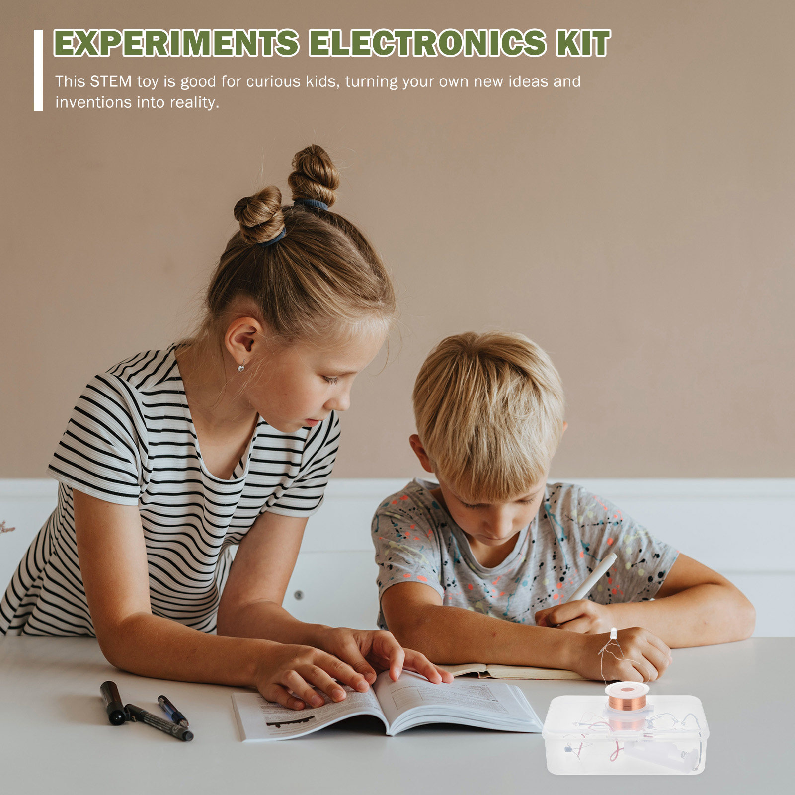 1Set Electrical Circuit Stem E - огляд і ціна Diy Electronics Projects For Kids
