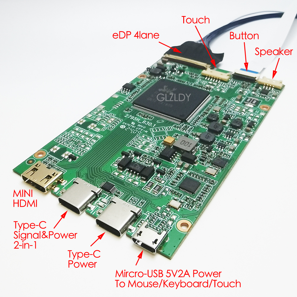 15.6 Inch 4K LCD Controller Bo - огляд і ціна Oled Display Module