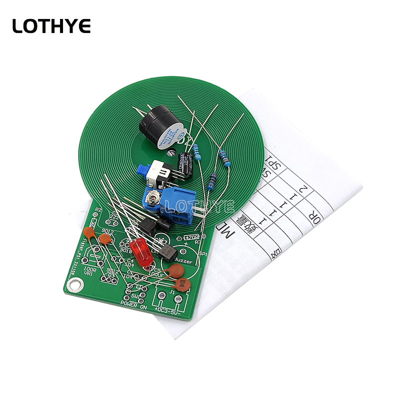 DC 3V-5V Metal Detector Kit DI - огляд і ціна Diy Home Electronics Projects