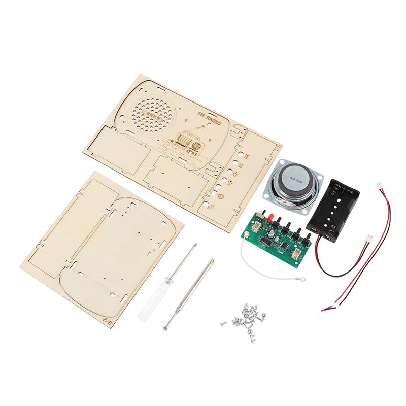 TH DIY Wooden FM Radio Kit Vin - огляд і ціна Diy Electronics Projects For Kids