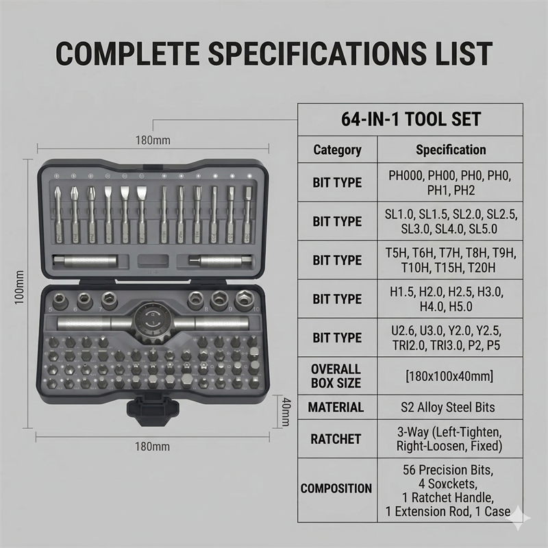 69 in 1 Ratchet Screwdriver Se - огляд і ціна Diy Electronics Project Kit