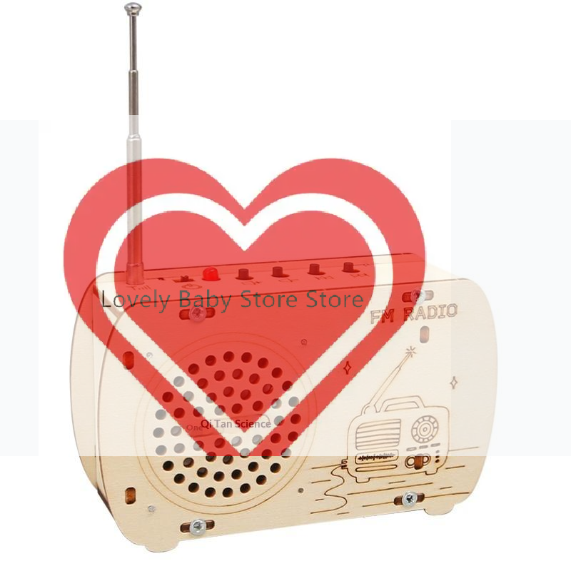【BS】DIY Wooden FM Radio Kit Vi - огляд і ціна Diy Electronics Projects For Kids