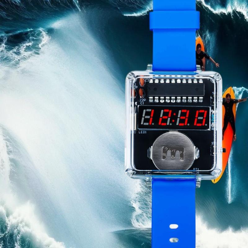 1Set DIY Electronic Watch Kit  - огляд і ціна Diy Home Electronics Projects