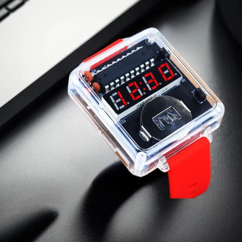 1Set DIY Electronic Watch Kit  - огляд і ціна Diy Home Electronics Projects