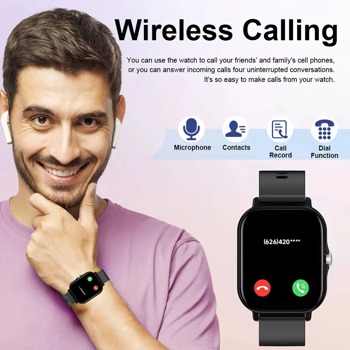 New Smart Watch 2024 Bluetooth - огляд і ціна Diy Wearable Electronics
