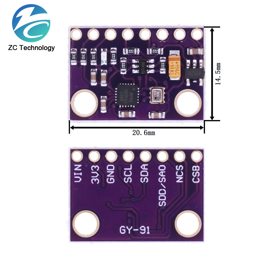 SPI/IIC GY-9250 BMP280 GY-91 M - огляд і ціна Bme280 Humidity Sensor