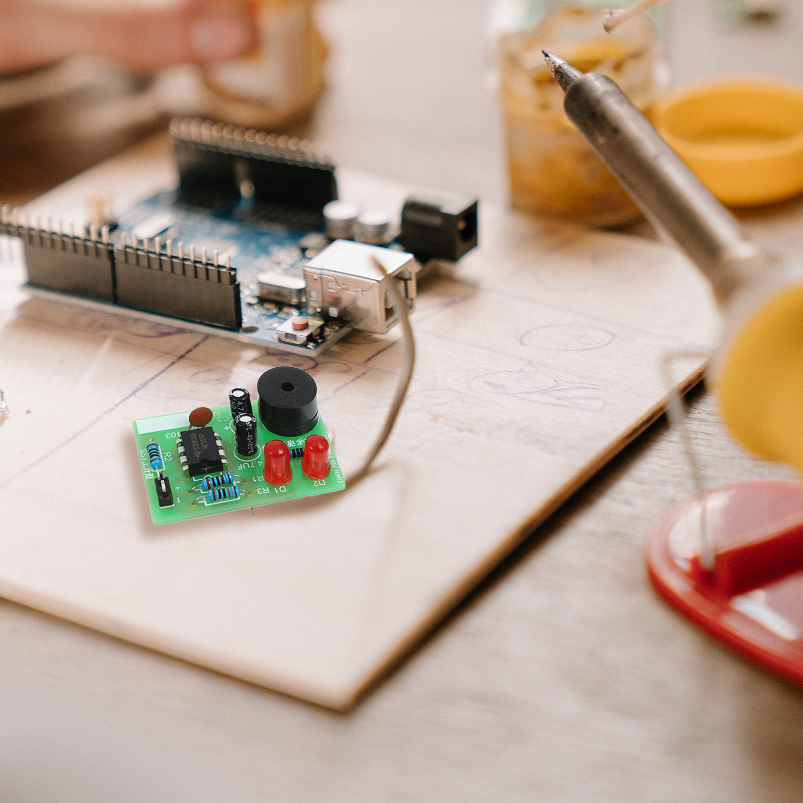 5Set Soldering Practice Kit fo - огляд і ціна Diy Electronics Project Kit
