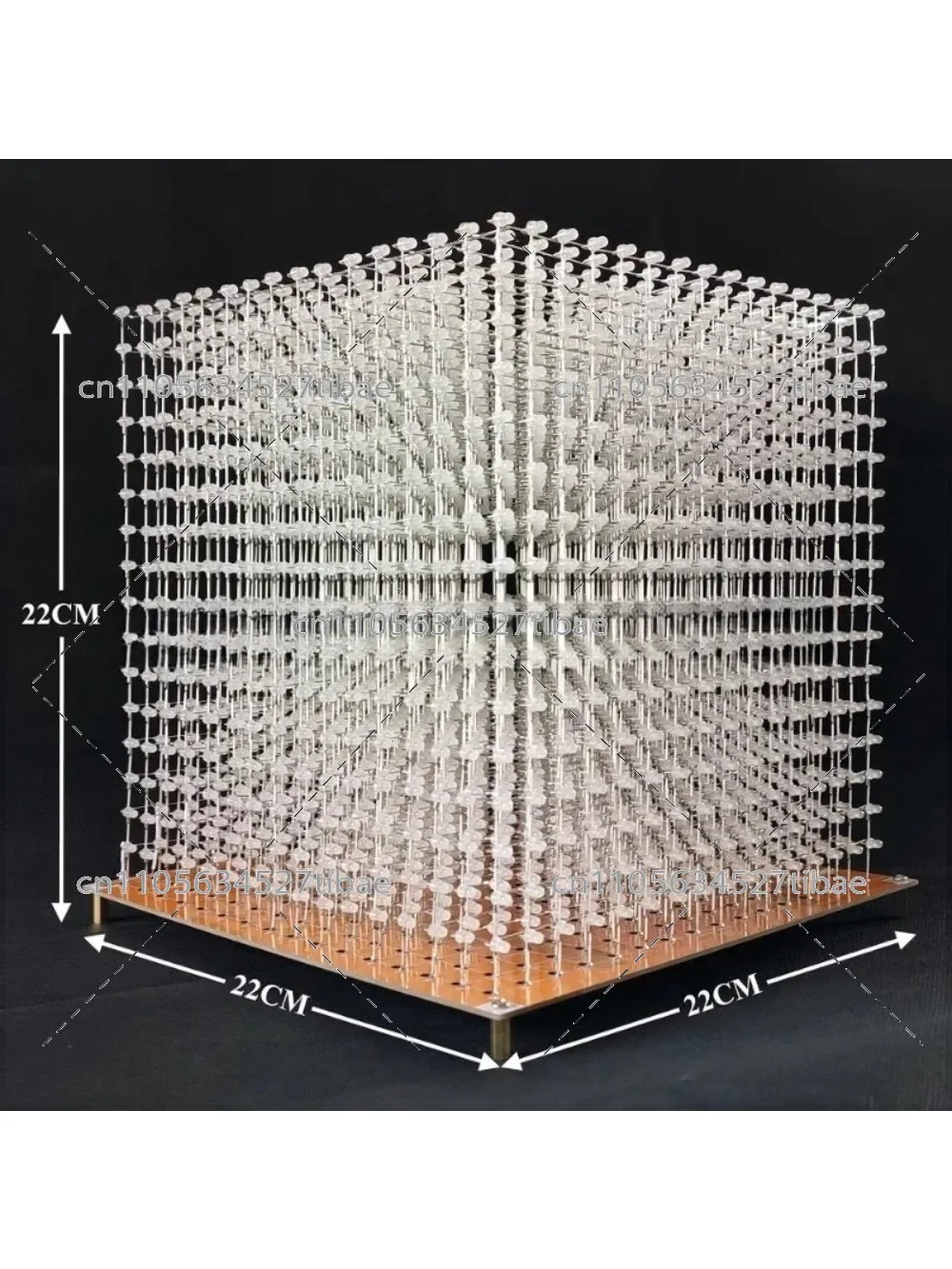 3D16mini Light Cube Kit 16x16x - огляд і ціна Diy Electronics Project Kit