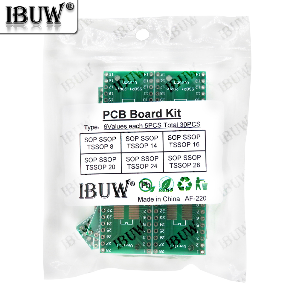 30PCS 6Values SOP SSOP TSSOP P - огляд і ціна Diy Electronics Project Kit