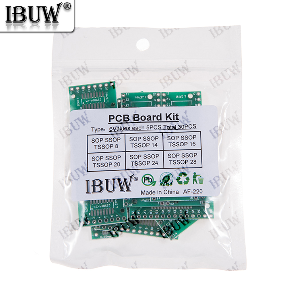 30PCS 6Values SOP SSOP TSSOP P - огляд і ціна Diy Electronics Project Kit