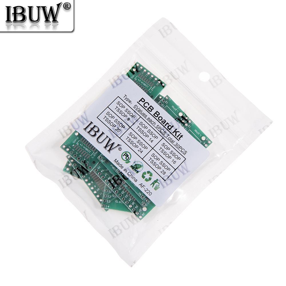 30PCS 6Values SOP SSOP TSSOP P - огляд і ціна Diy Electronics Project Kit