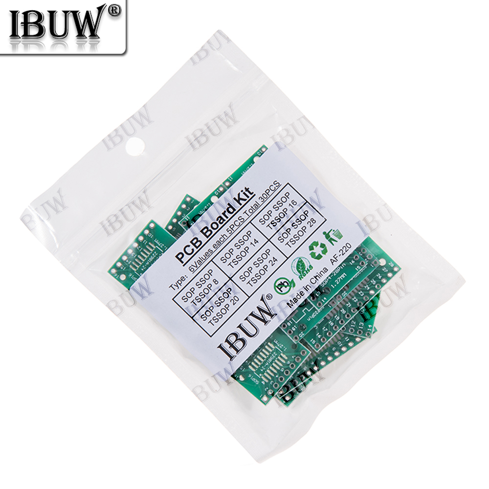 30PCS 6Values SOP SSOP TSSOP P - огляд і ціна Diy Electronics Project Kit